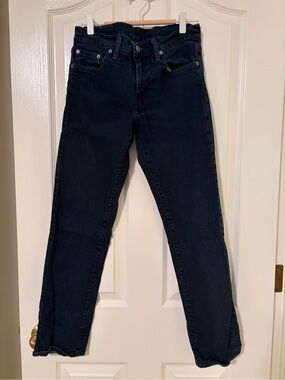 Levi's Men’s 511 30x30 Straight Leg Jeans in Dark Blue